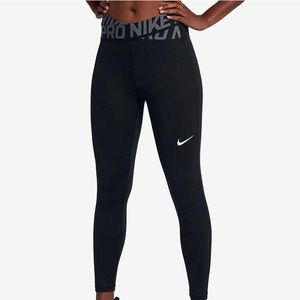 Nike pro Crossover Waistband Ankle Leggings